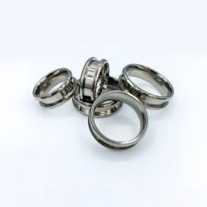 10 Pack - Titanium Ring Blank