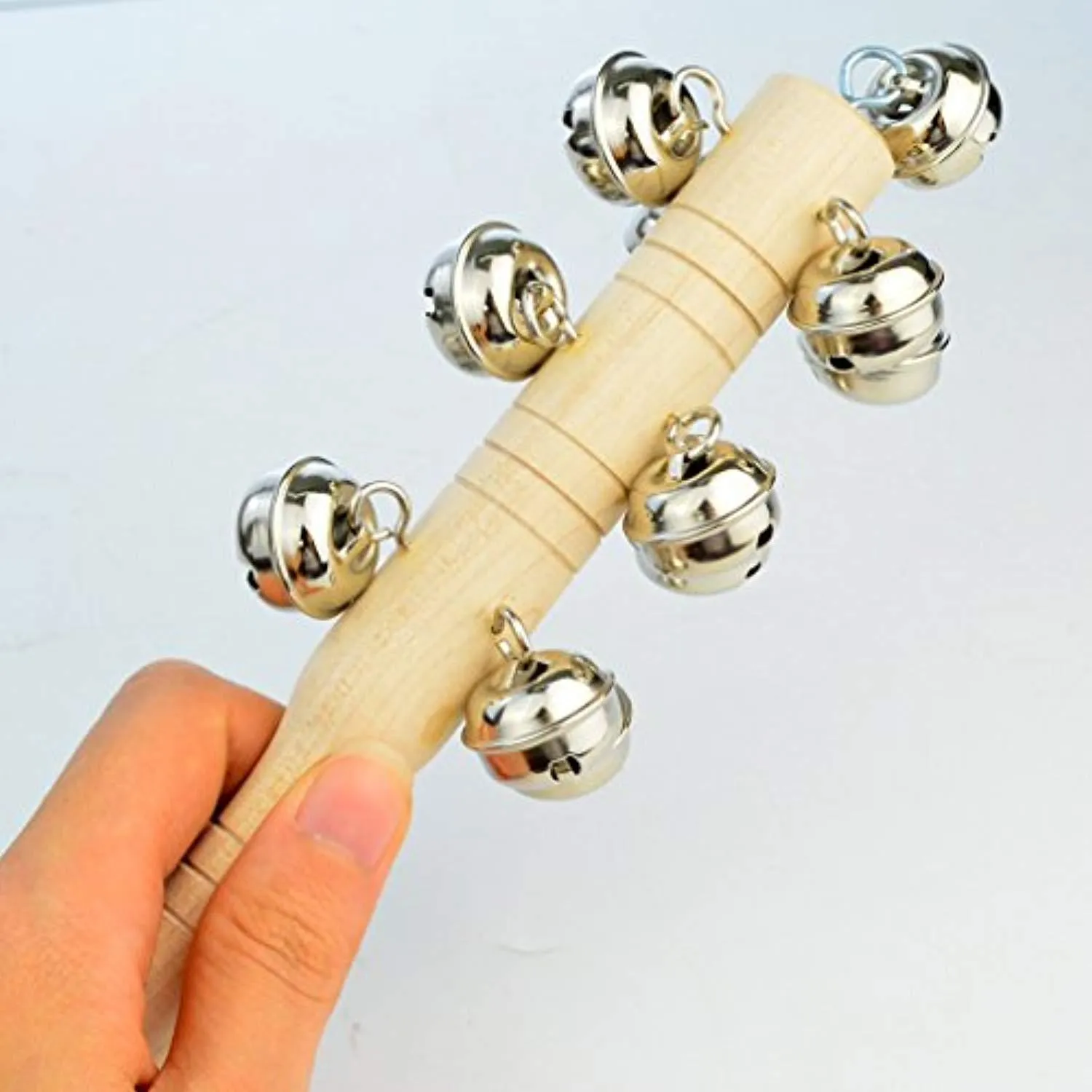 10 Types Musical Instruments for Kids, Bantoye Tambourine Set Wooden Percussion Instruments Toy for Kids Preschool Educational