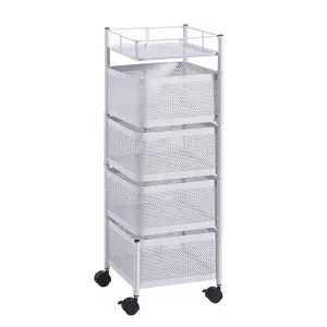 4 Tier Cubic Storage Cart SF-106