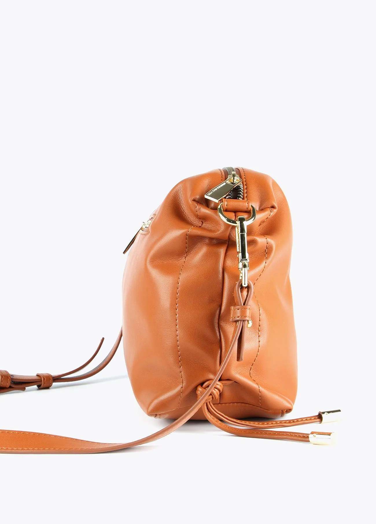 Adjustable side crossbody bag