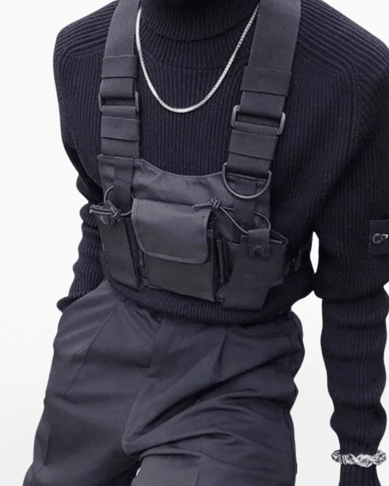 Adjustable Strap Techwear Chest Bag