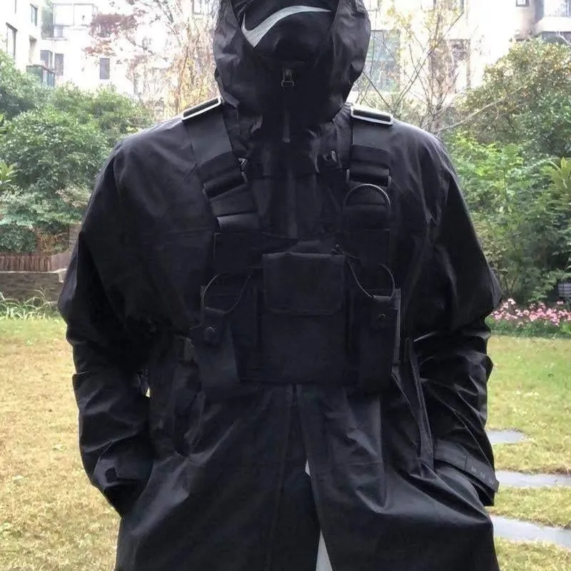 Adjustable Strap Techwear Chest Bag