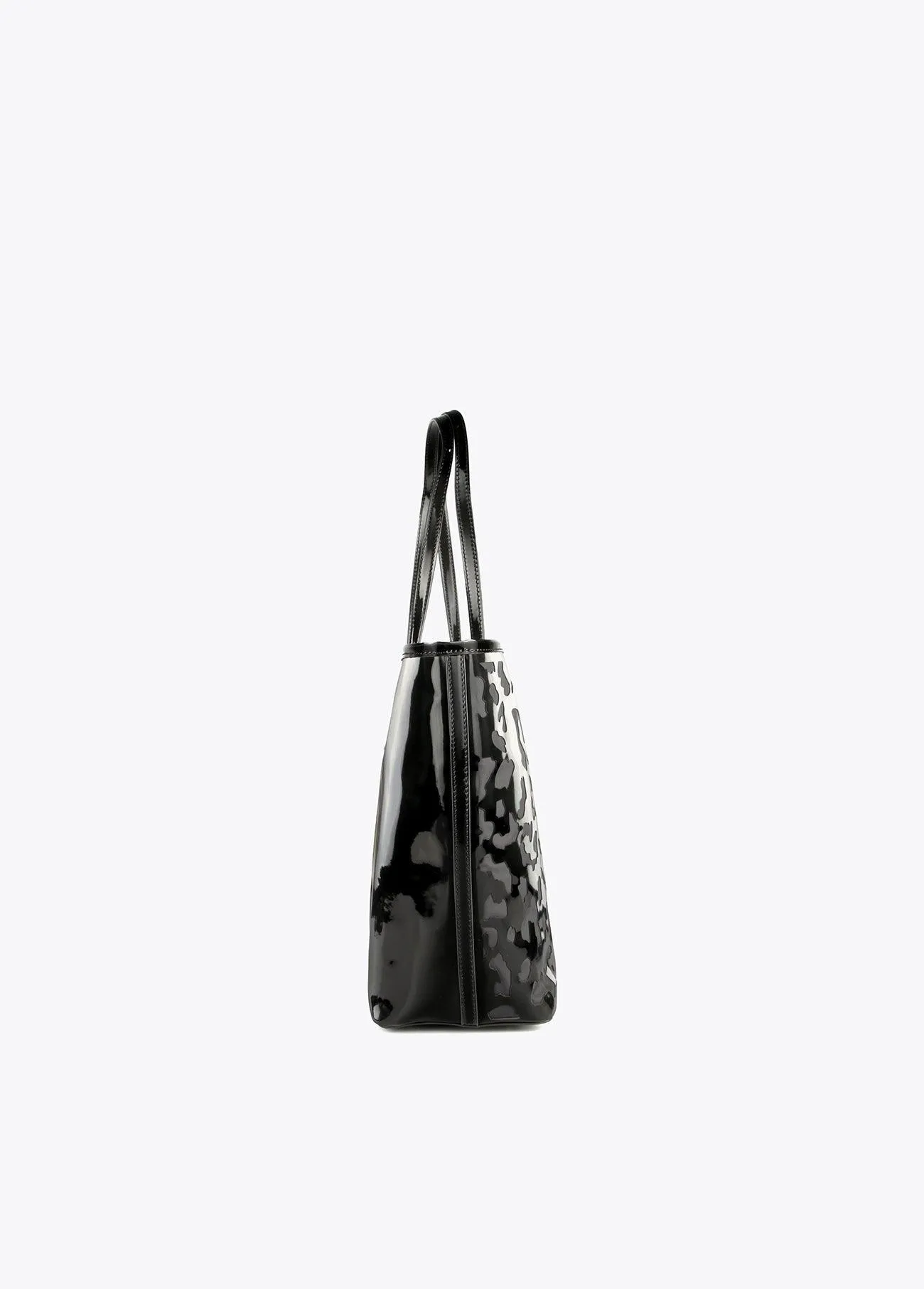 Animal print die-cut tote bag