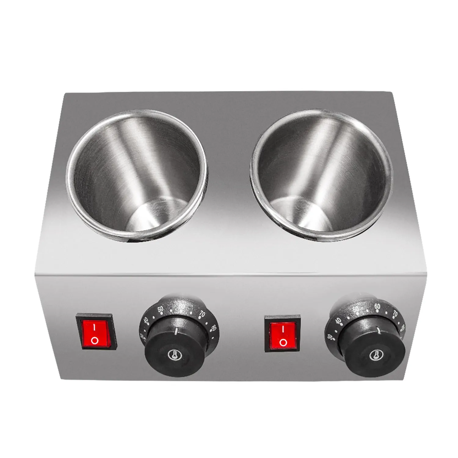 AP-311S Sauce Dispenser Commercial | Electric Sauce Heater | 2-Head Sauce Warmer | Stainless Steel