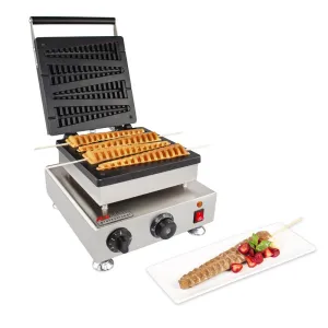 AP-502 Waffle Stick Maker | Professional Stainless Steel Waffle Stick Machine | 4 Big Waffles