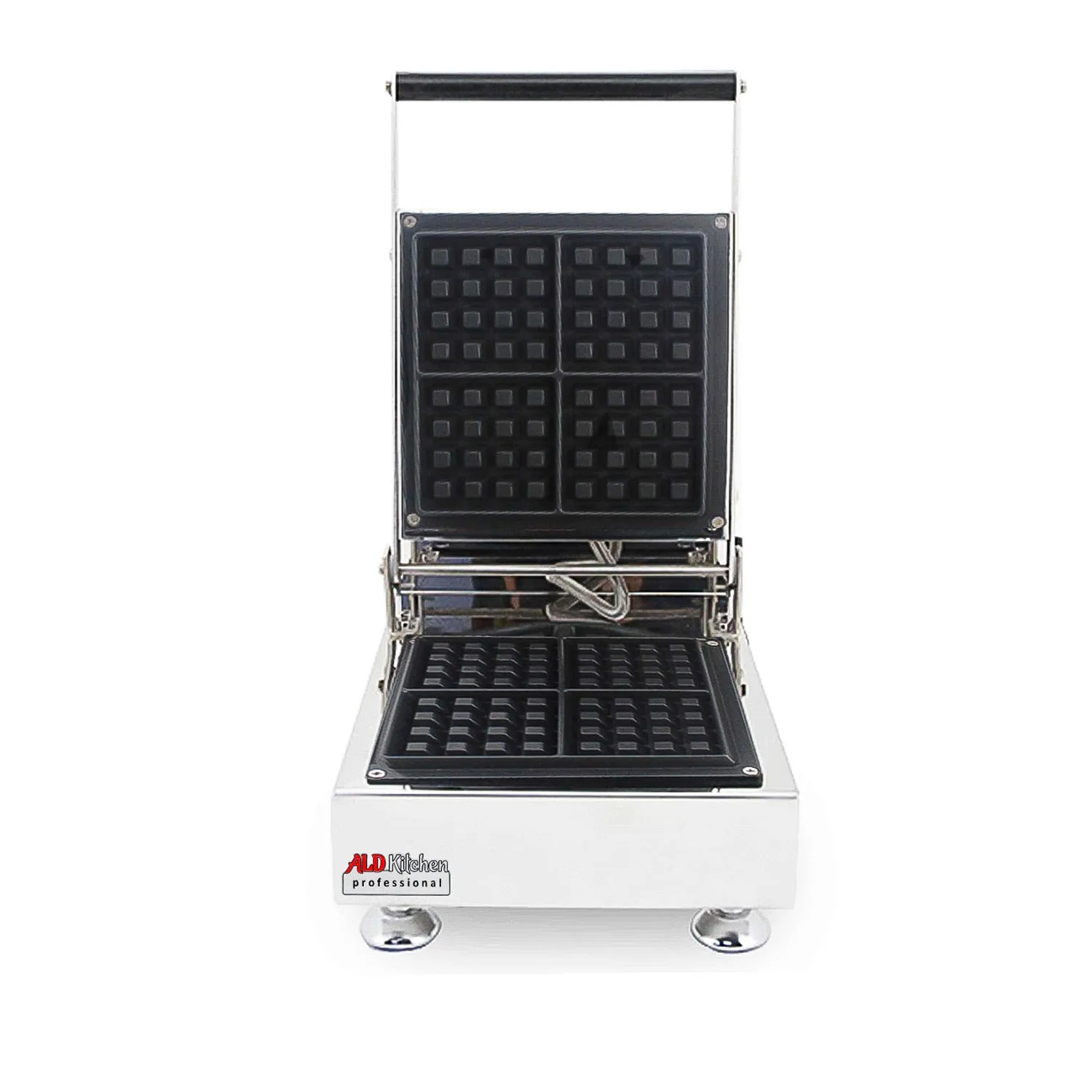 AP-92 Belgian Waffle Maker Thick | Professional Waffle Iron | 4 Square Waffles | Press Type | Nonstick