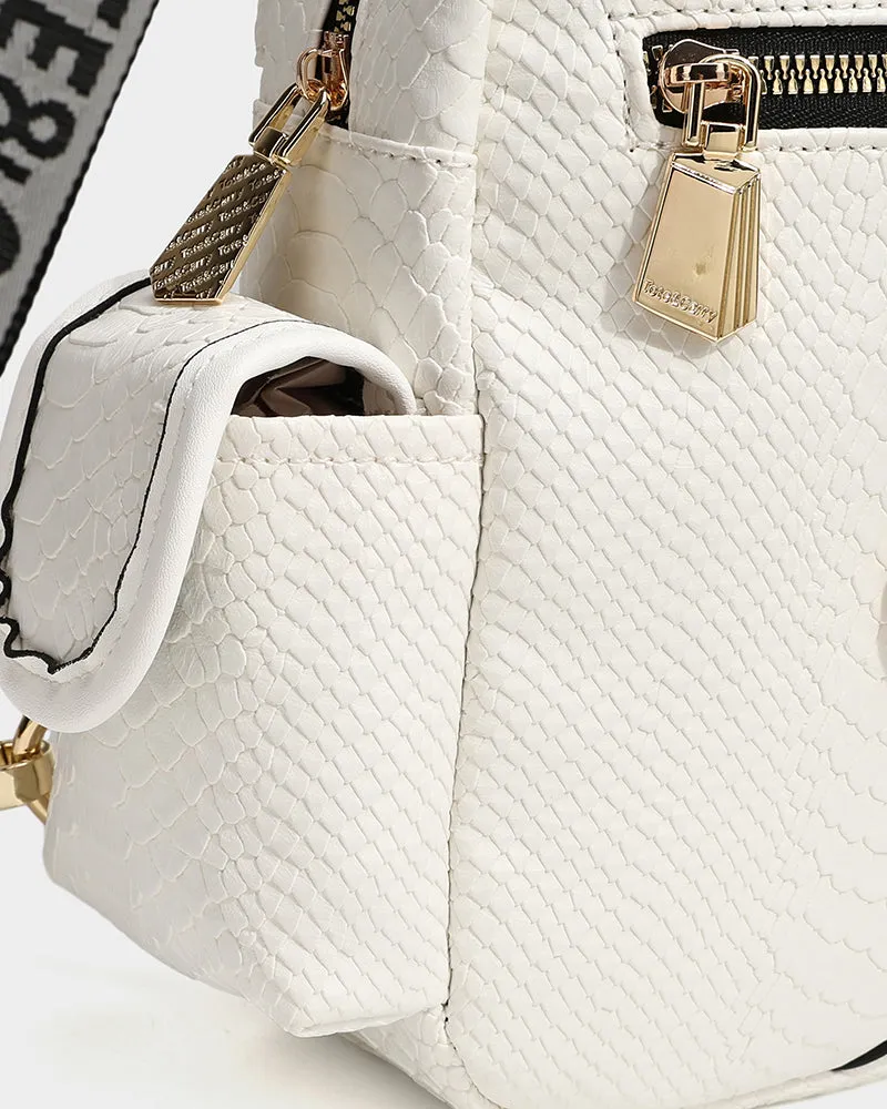 Apollo 1 Tear Drop Crossbody Bag in White