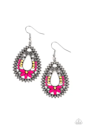 Atta-GALA Pink Paparazzi Earrings