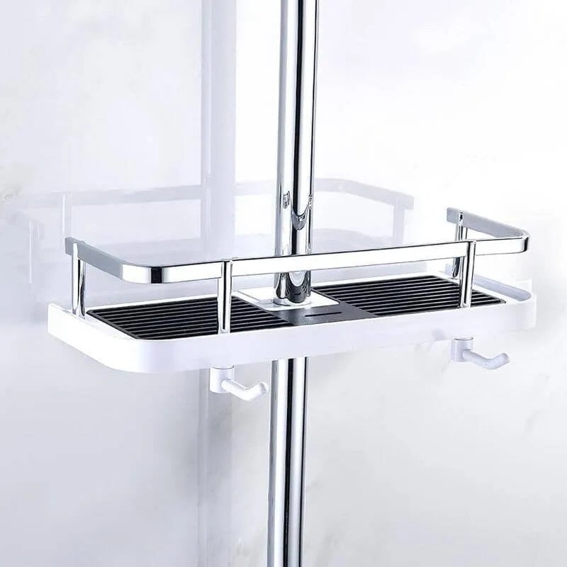 🚿Bathroom Pole Shower Storage Rack Holder