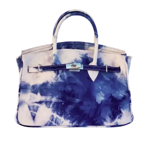 Birkin Style Tie and Dye Handbag