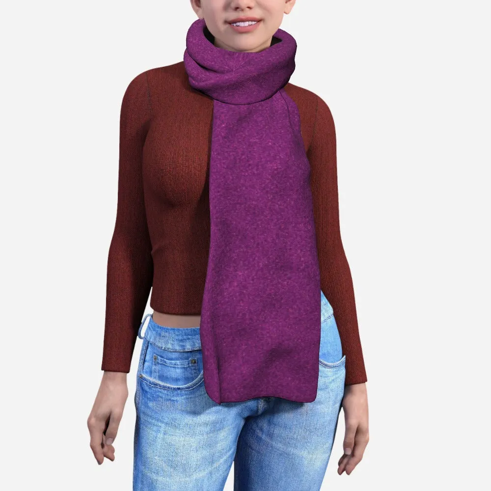 Blanket Scarf - Textured Purple