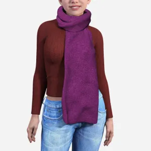 Blanket Scarf - Textured Purple