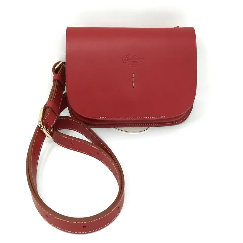 Boldrini Ribot Leather Fanny Pack - Shoulder Bag 07235 // Red