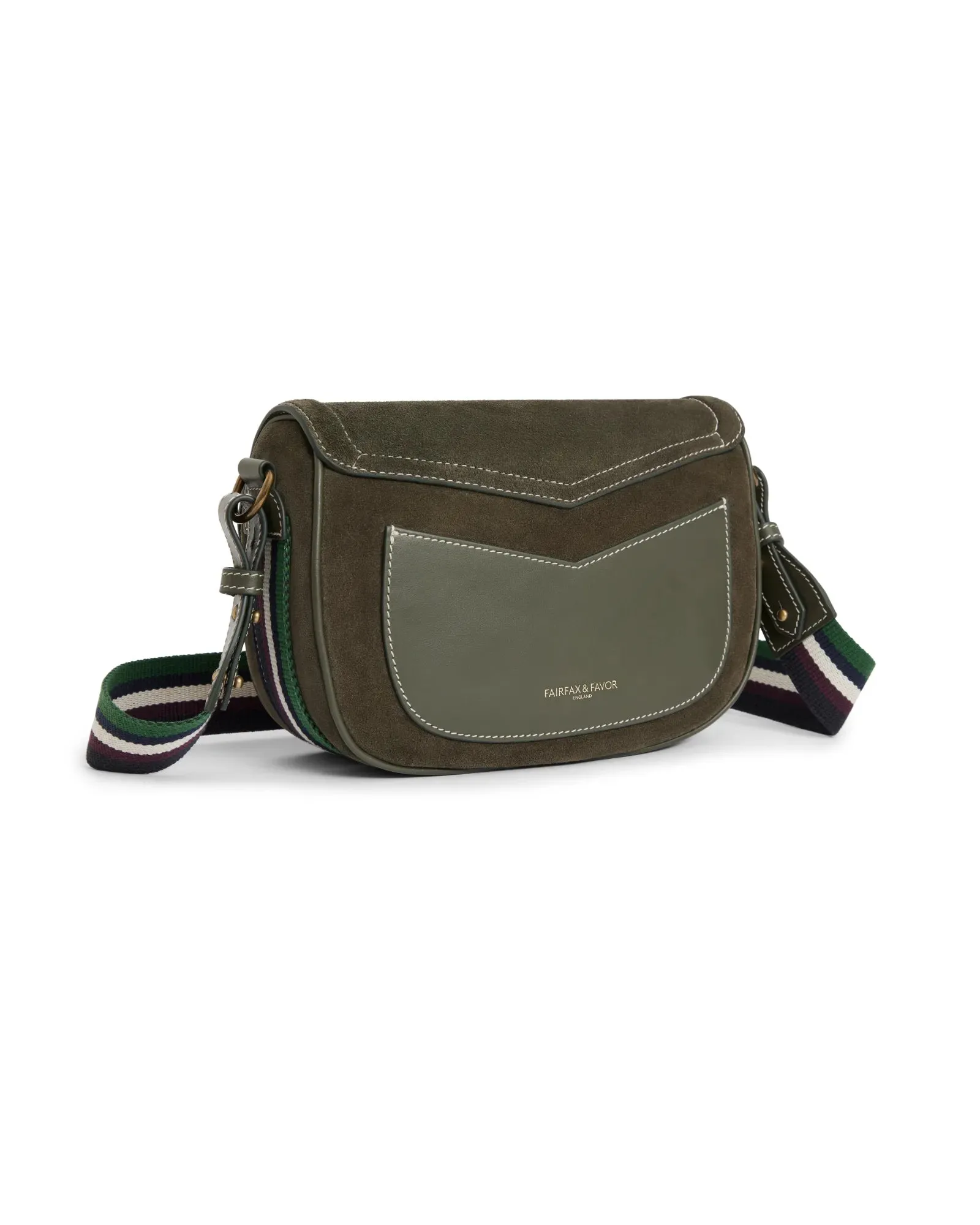 Boston Moss Green Saddle Bag