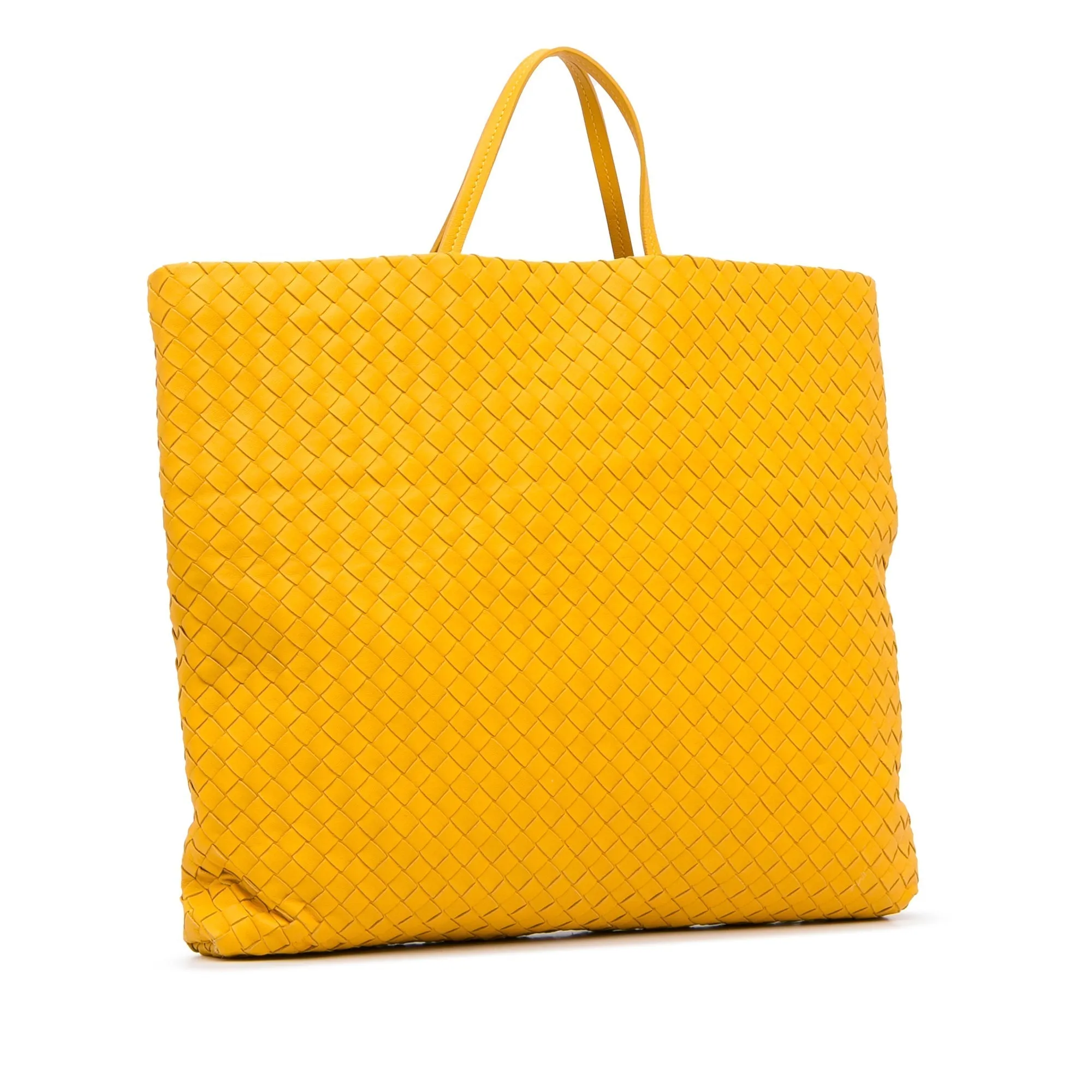 Bottega Veneta Nappa Yellow Intrecciato