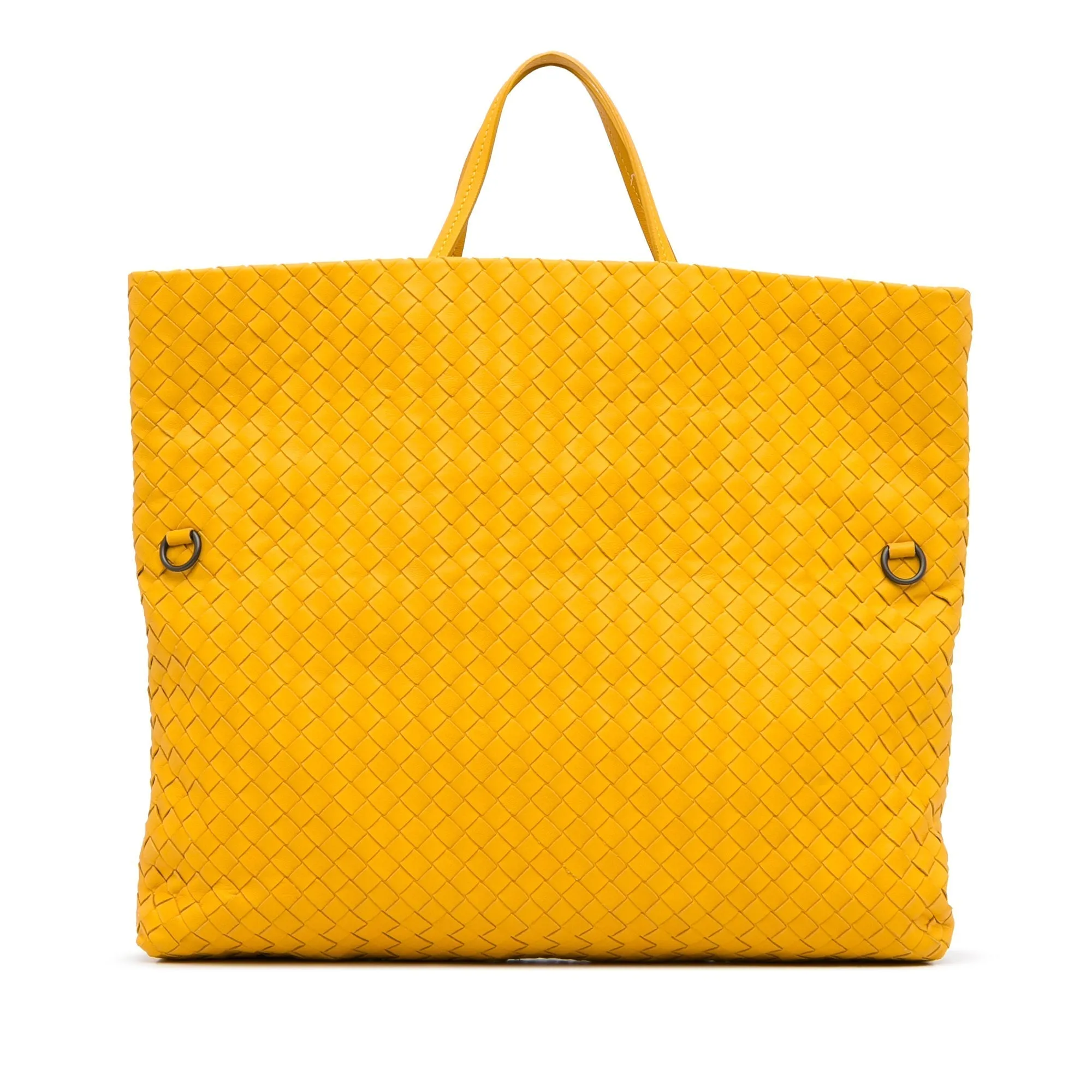 Bottega Veneta Nappa Yellow Intrecciato