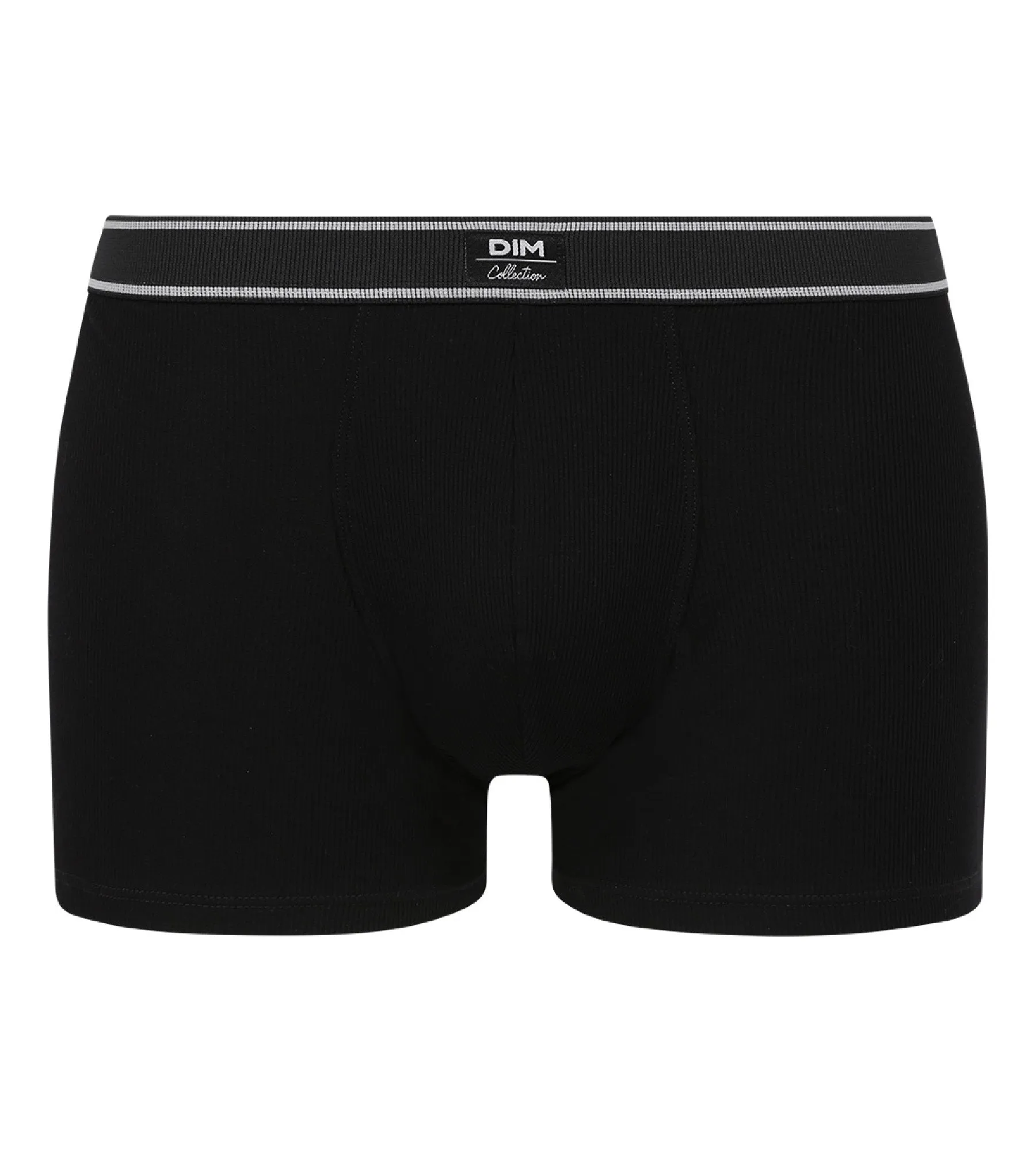 Boxer homme en coton modal côtelé style rétro Noir Dim Elegant