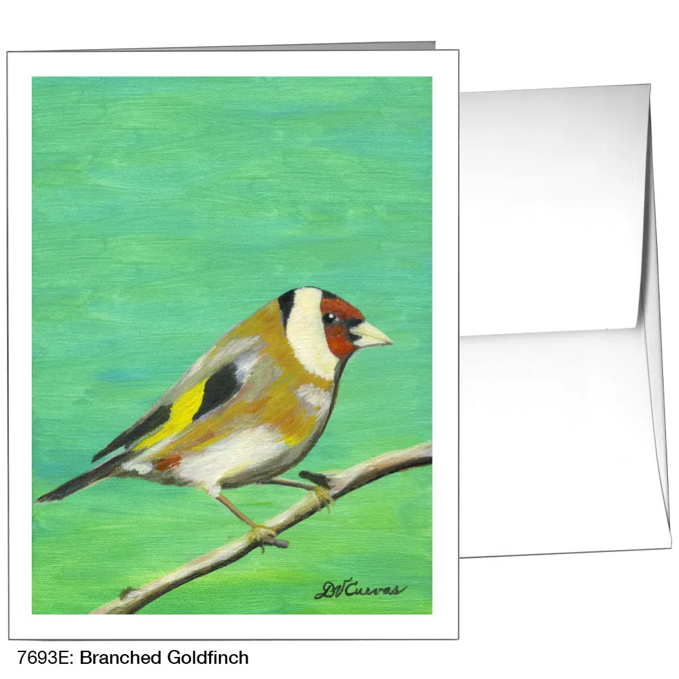 Branched Goldfinch, Greeting Card (7693E)