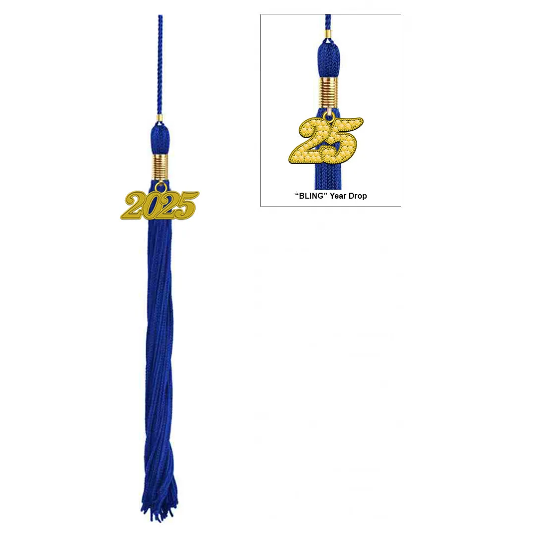 Child Shiny Royal Blue Graduation Cap & Gown - Preschool & Kindergarten