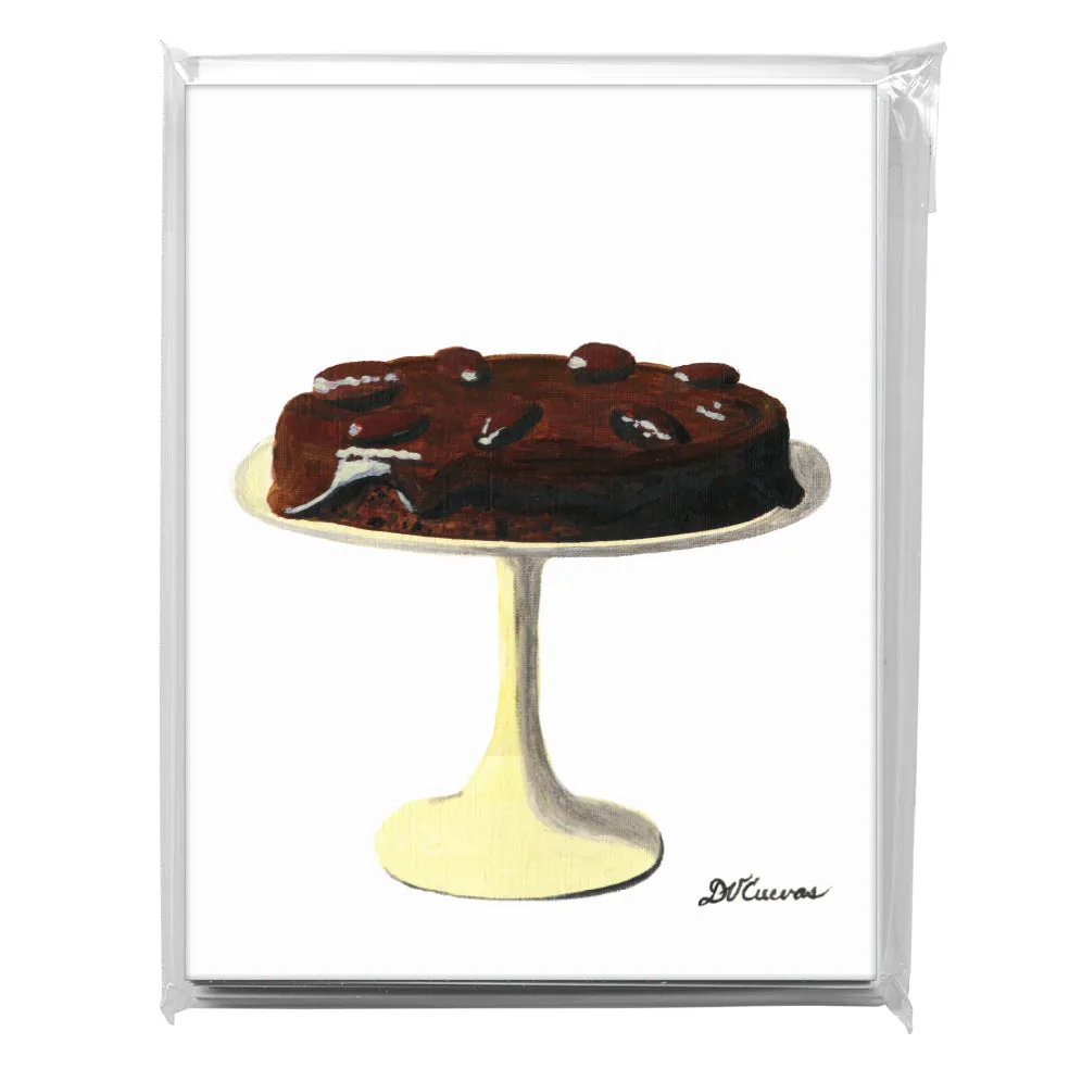 Chocolate Date Cake, Greeting Card (7582)