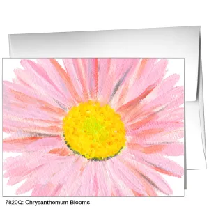 Chrysanthemum Blooms, Greeting Card (7820Q)