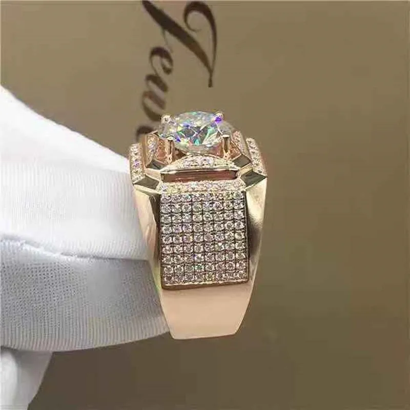 Classic Luxurious Square Design Alloy Ring