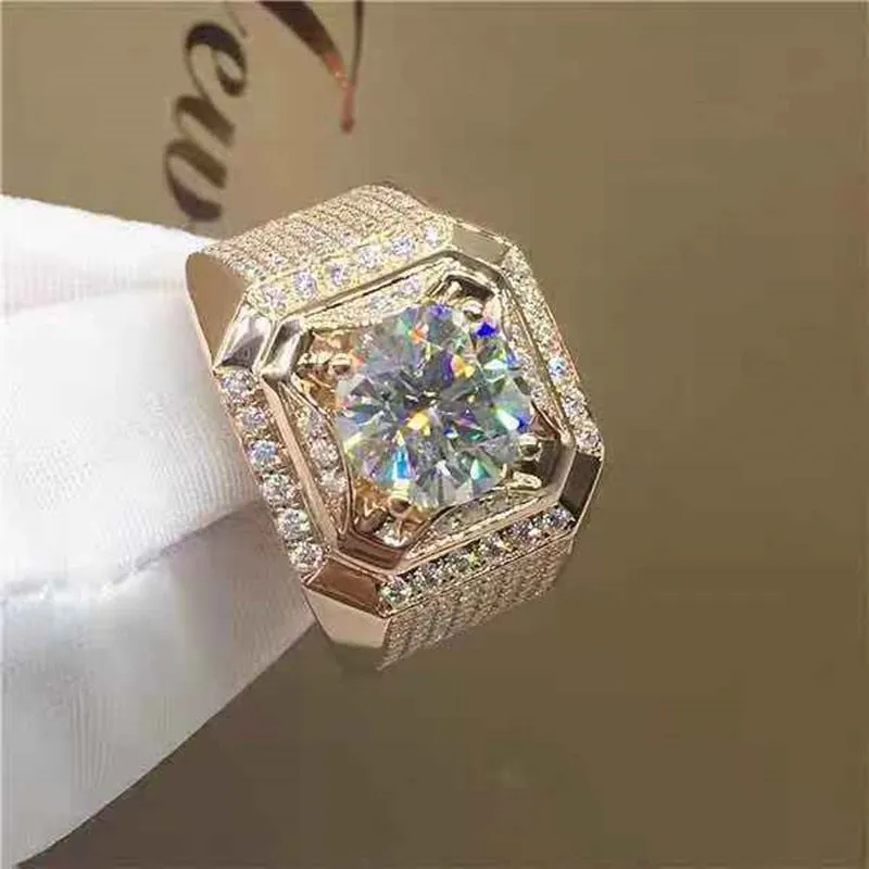 Classic Luxurious Square Design Alloy Ring