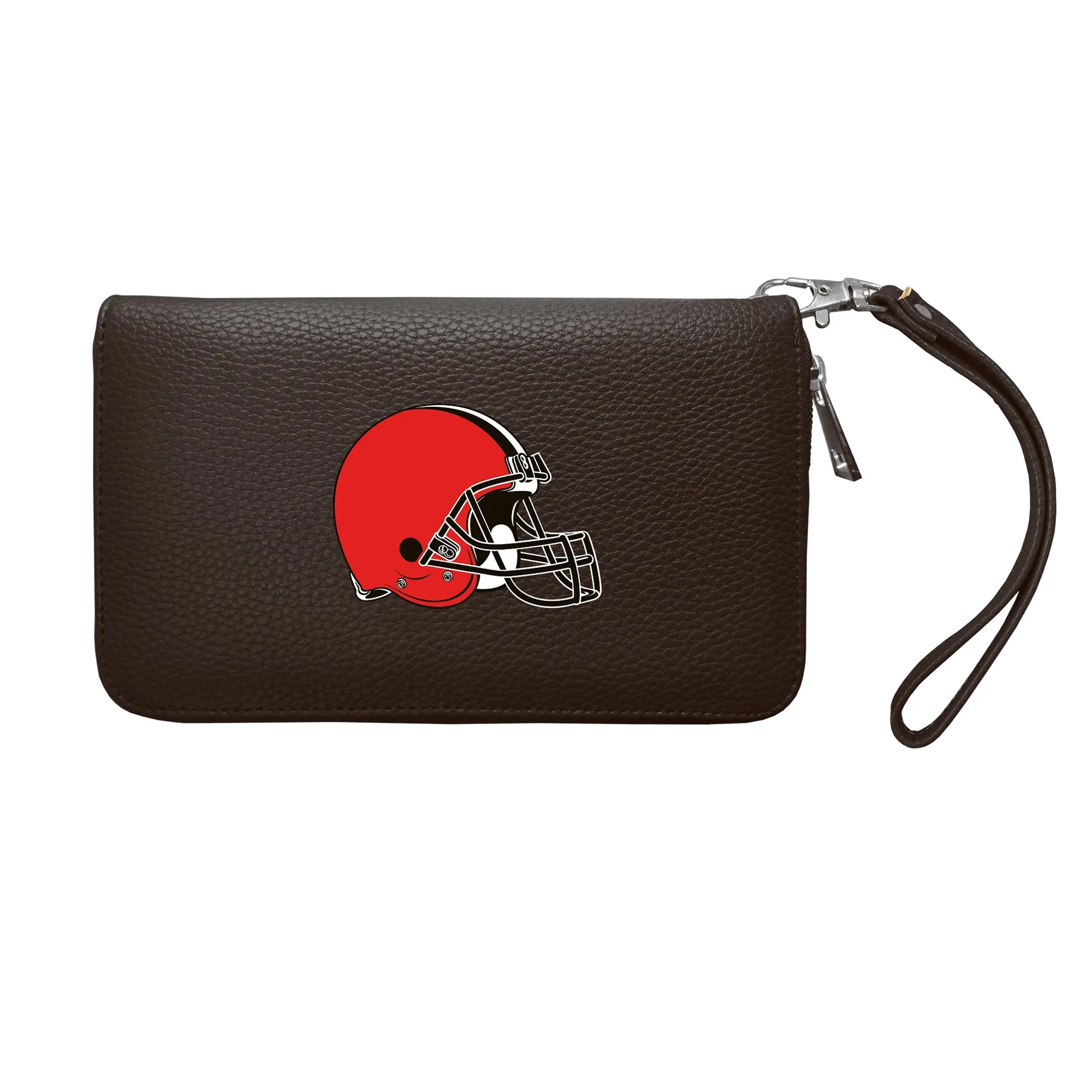 Cleveland Browns Zip Organizer Wallet Pebble