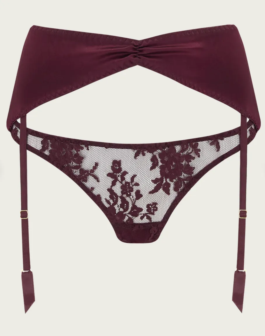 Coco De Mer Camellia Suspender