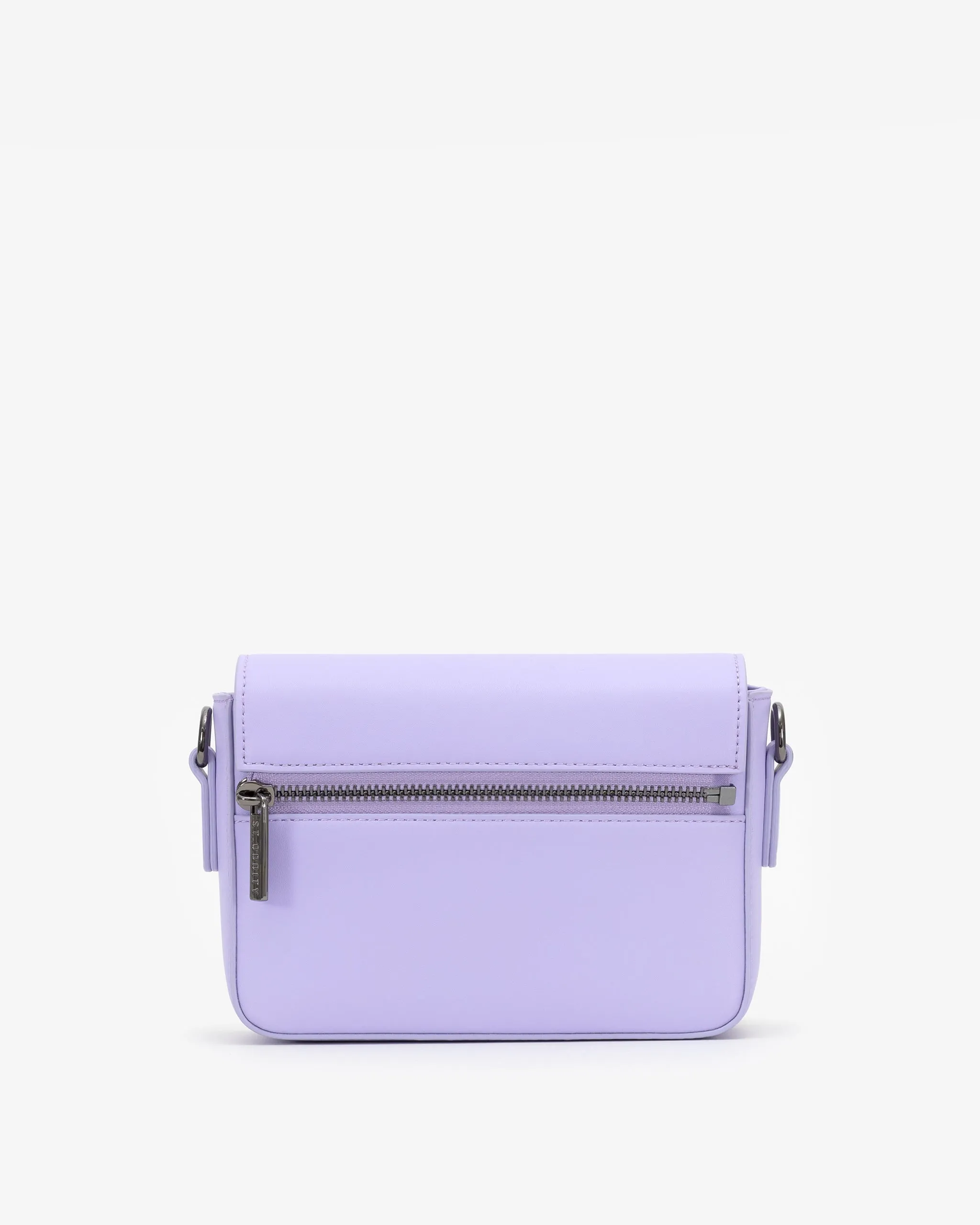 Crossbody Bag in Lavender with Personalised Hardware