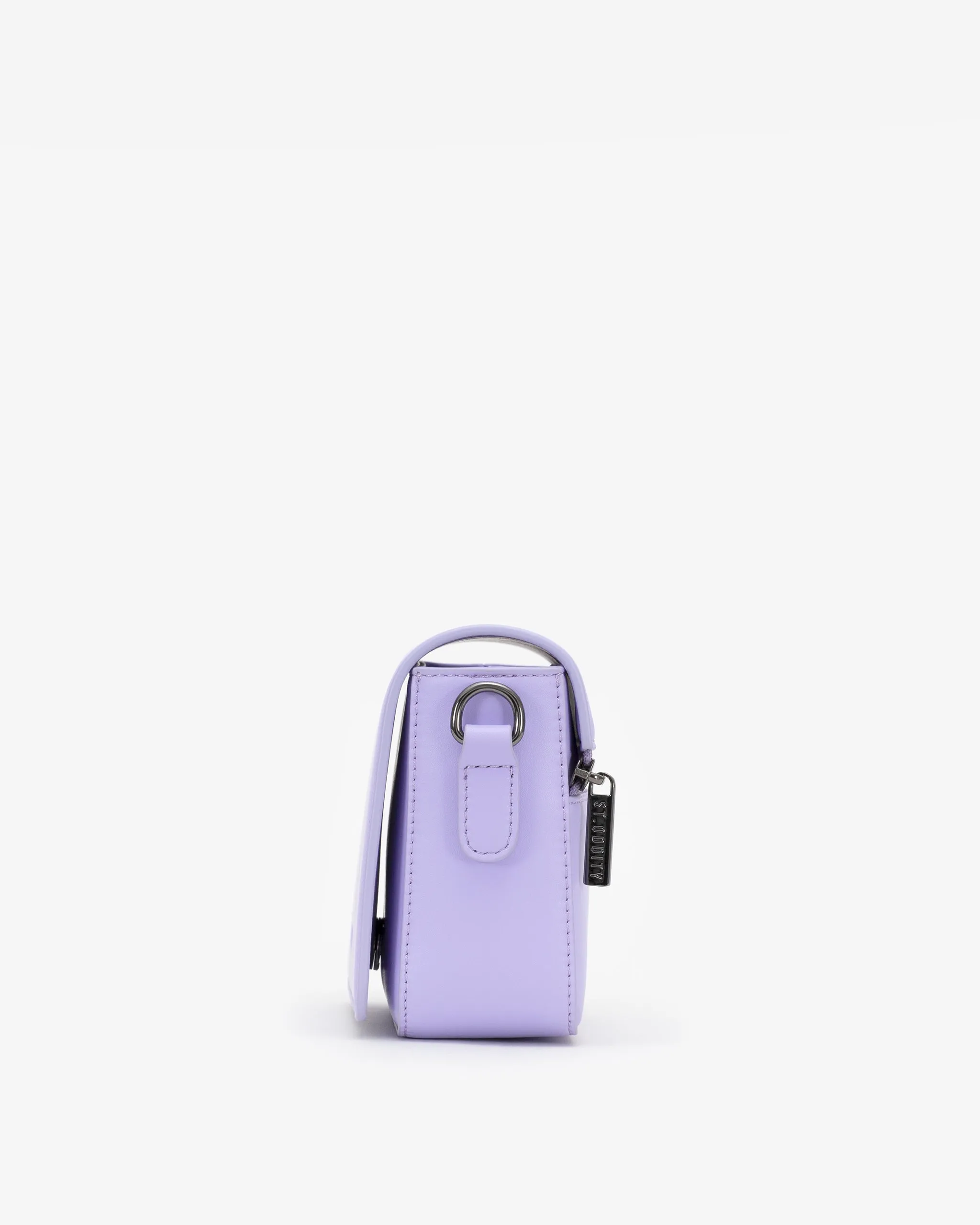 Crossbody Bag in Lavender with Personalised Hardware