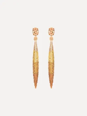 Crystal Pavé Spike Earrings