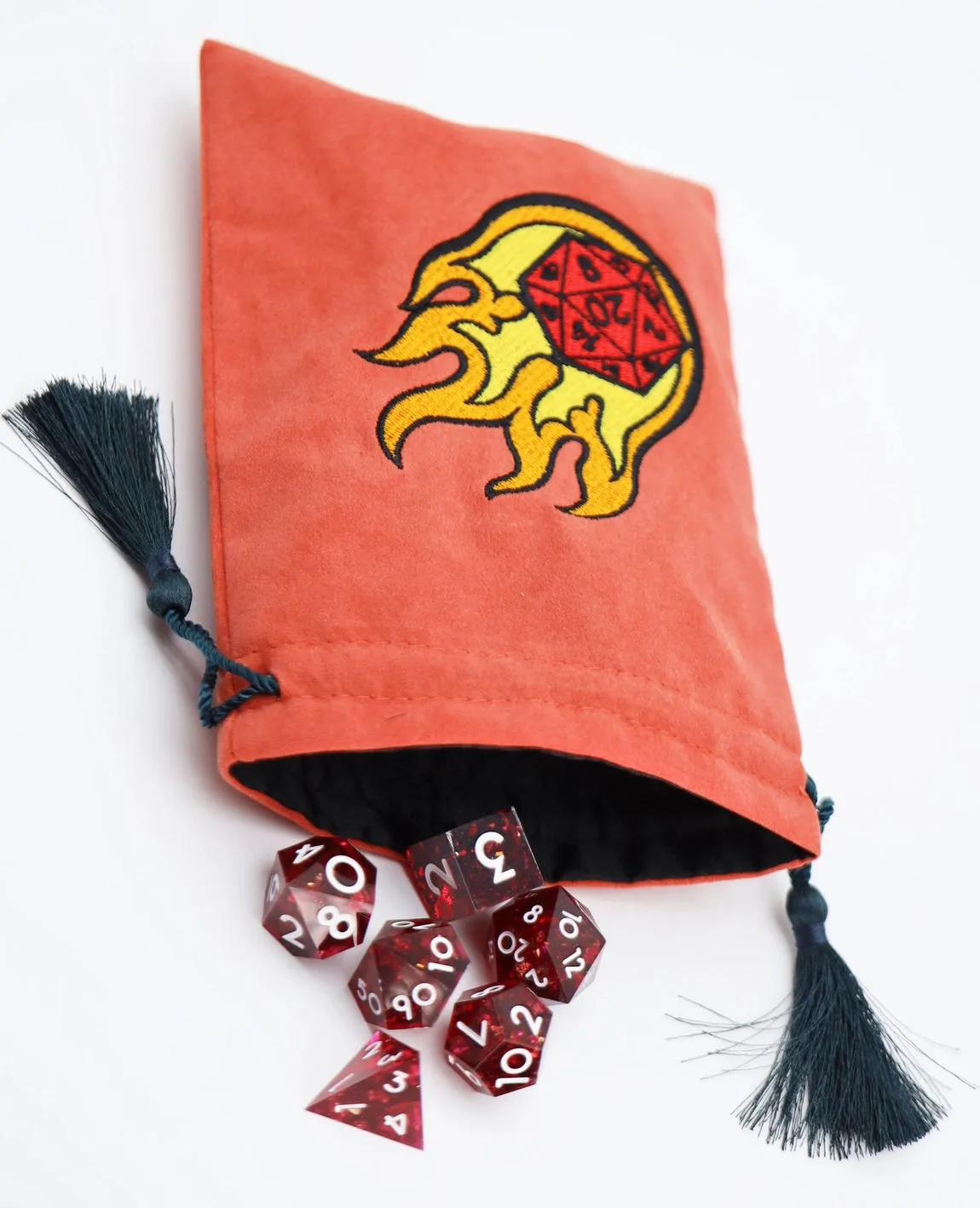 Dice Fire Ball - Dice Bag