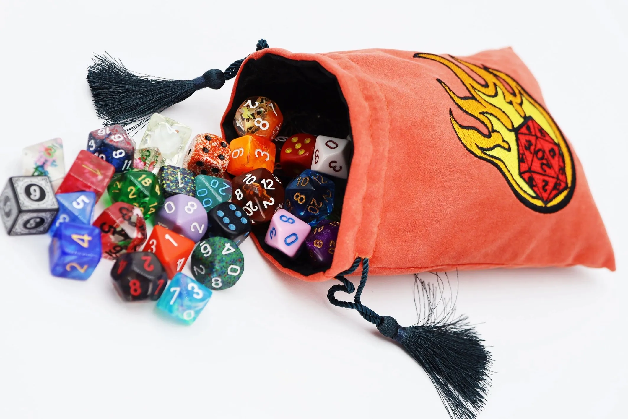 Dice Fire Ball - Dice Bag