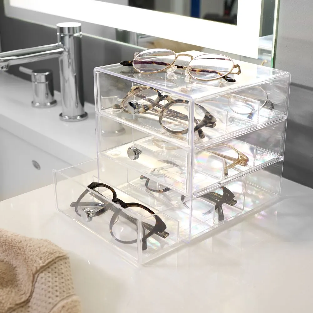 Drawers - Glasses - Original 3 Drawer Clear