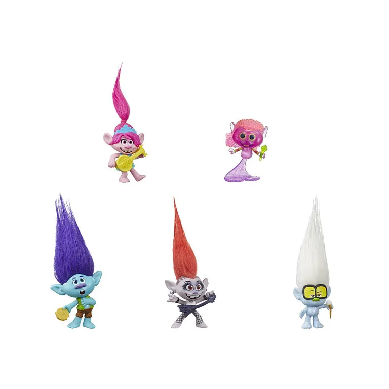 DreamWorks Trolls World Tour Tiny Dancers Series 2 Collectible Wearable Toy Figures