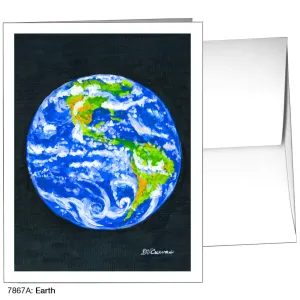 Earth, Greeting Card (7867A)