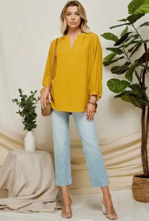 Elegant Hayride Mustard Top