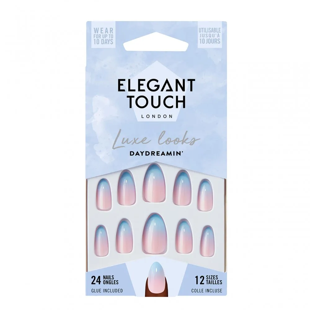 Elegant Touch Luxe Looks Nails Daydreamin', including 24 nails & glue