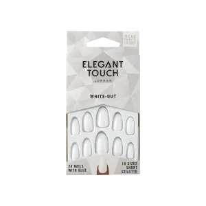 Elegant Touch Nails White Out