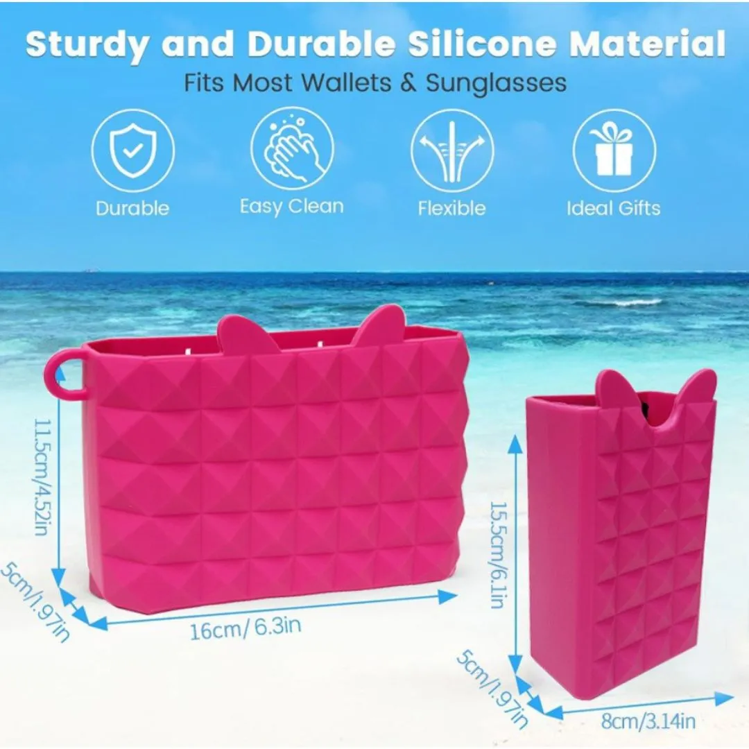 EVA Beach Bag Accessory – Silicone Essentials Pouch