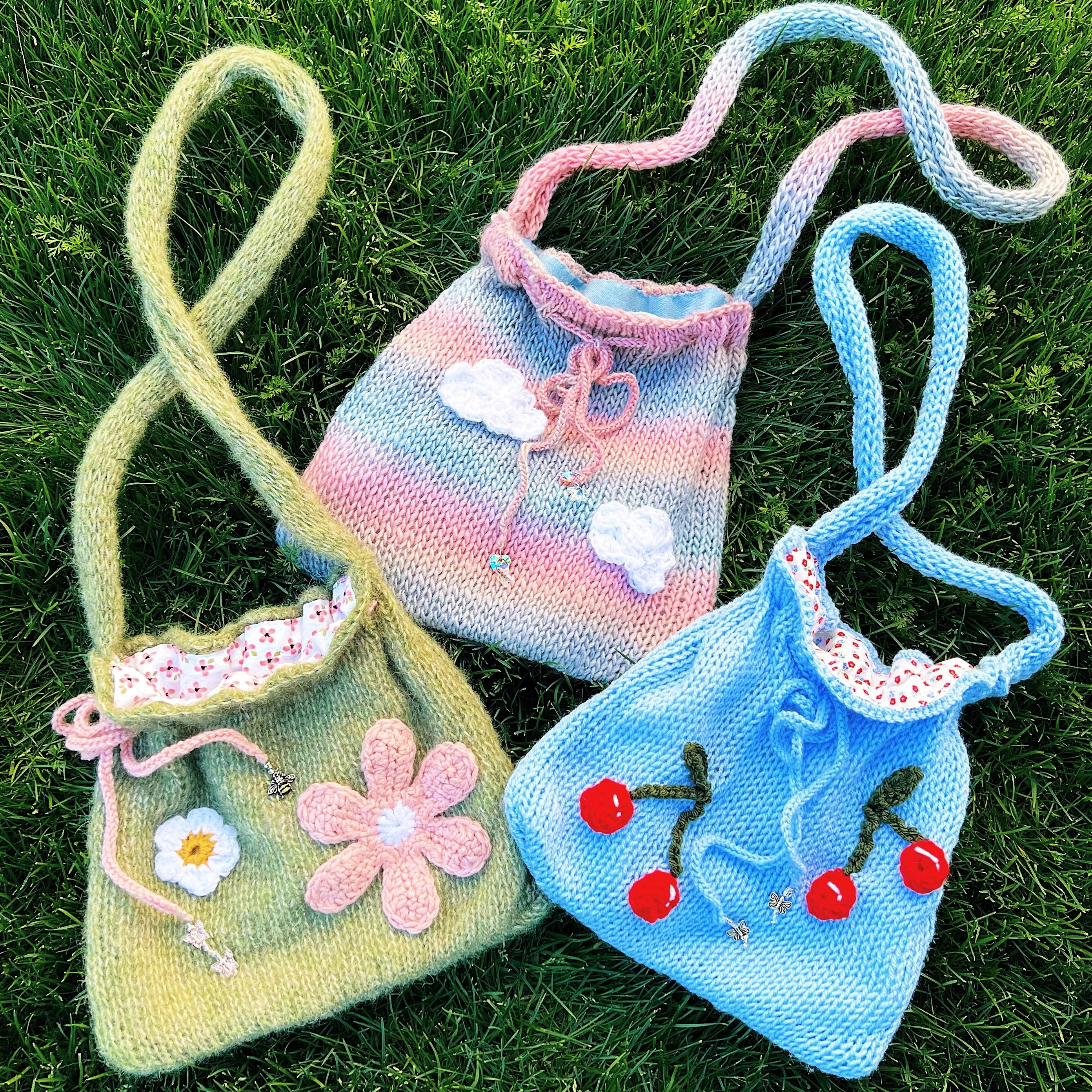 Fairy Garden Crossbody Bag by Carolannie Crochet