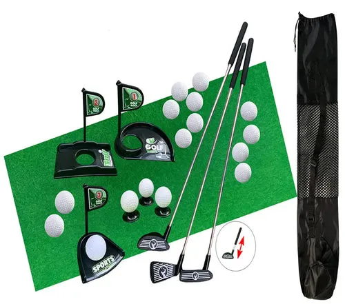 Family-Friendly Retractable Golf Set for Fun Indoor & Outdoor Play