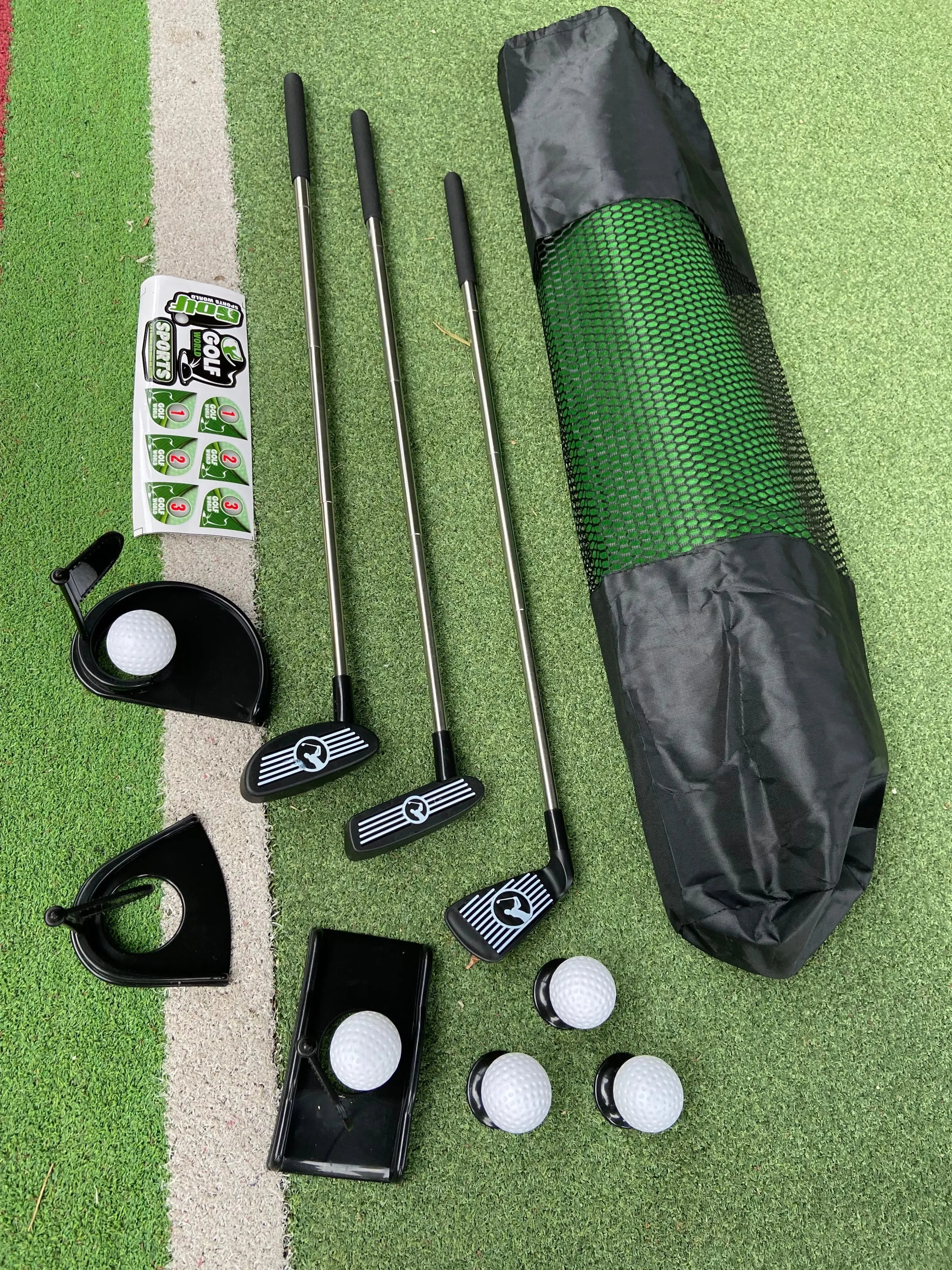 Family-Friendly Retractable Golf Set for Fun Indoor & Outdoor Play