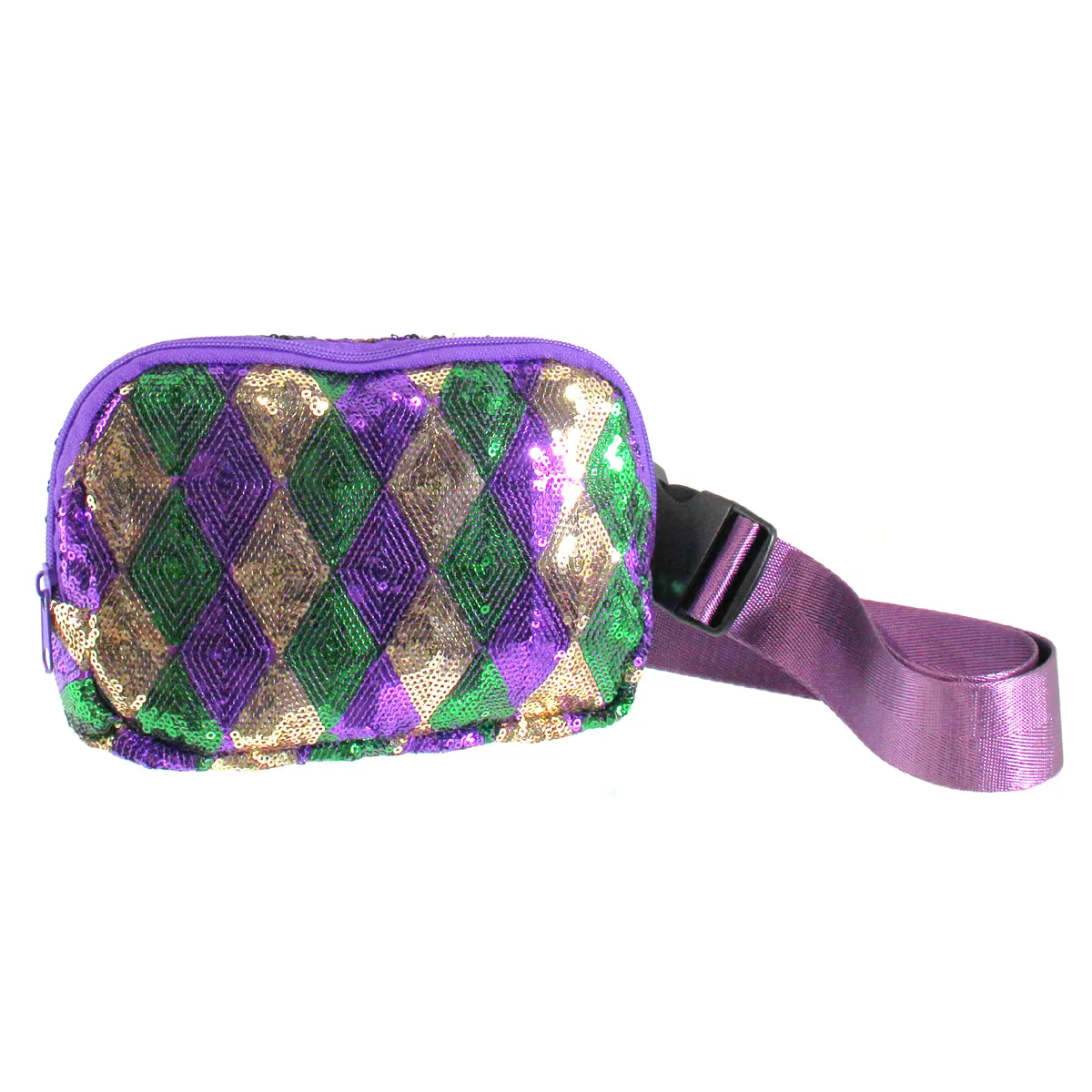 Fanny Pack Bag Harlequin or Fleur De Lis