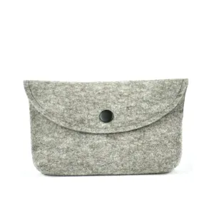 Felt Button Pouch Bag(FB-09)