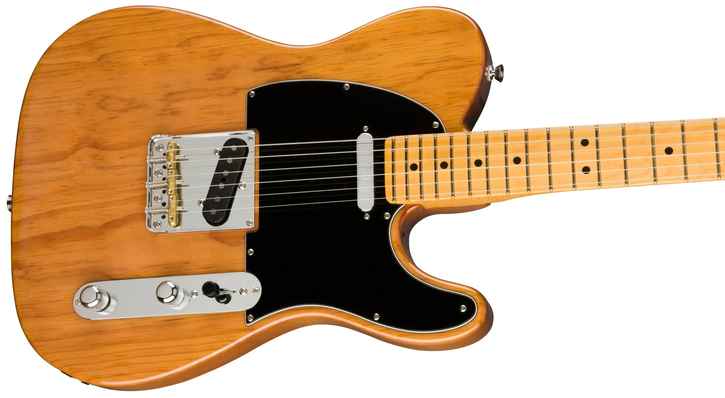 Fender American Professional II Roasted Pine Telecaster Electric Guitar Natural