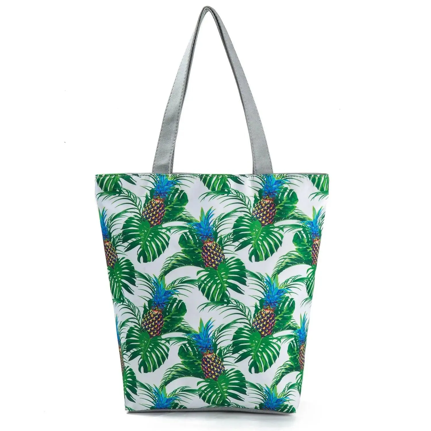 Floral Printed Large Capacity Canvas Tote