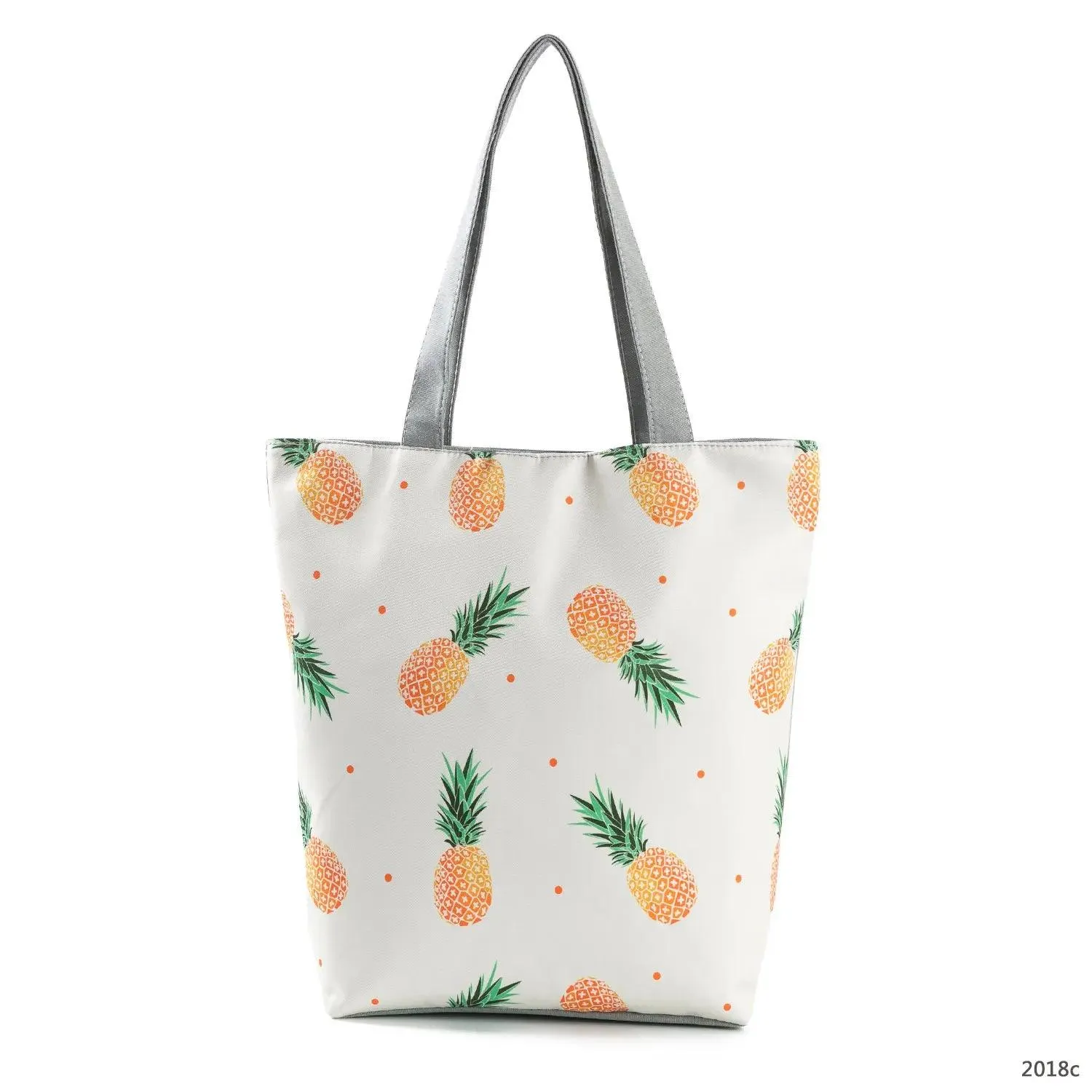 Floral Printed Large Capacity Canvas Tote