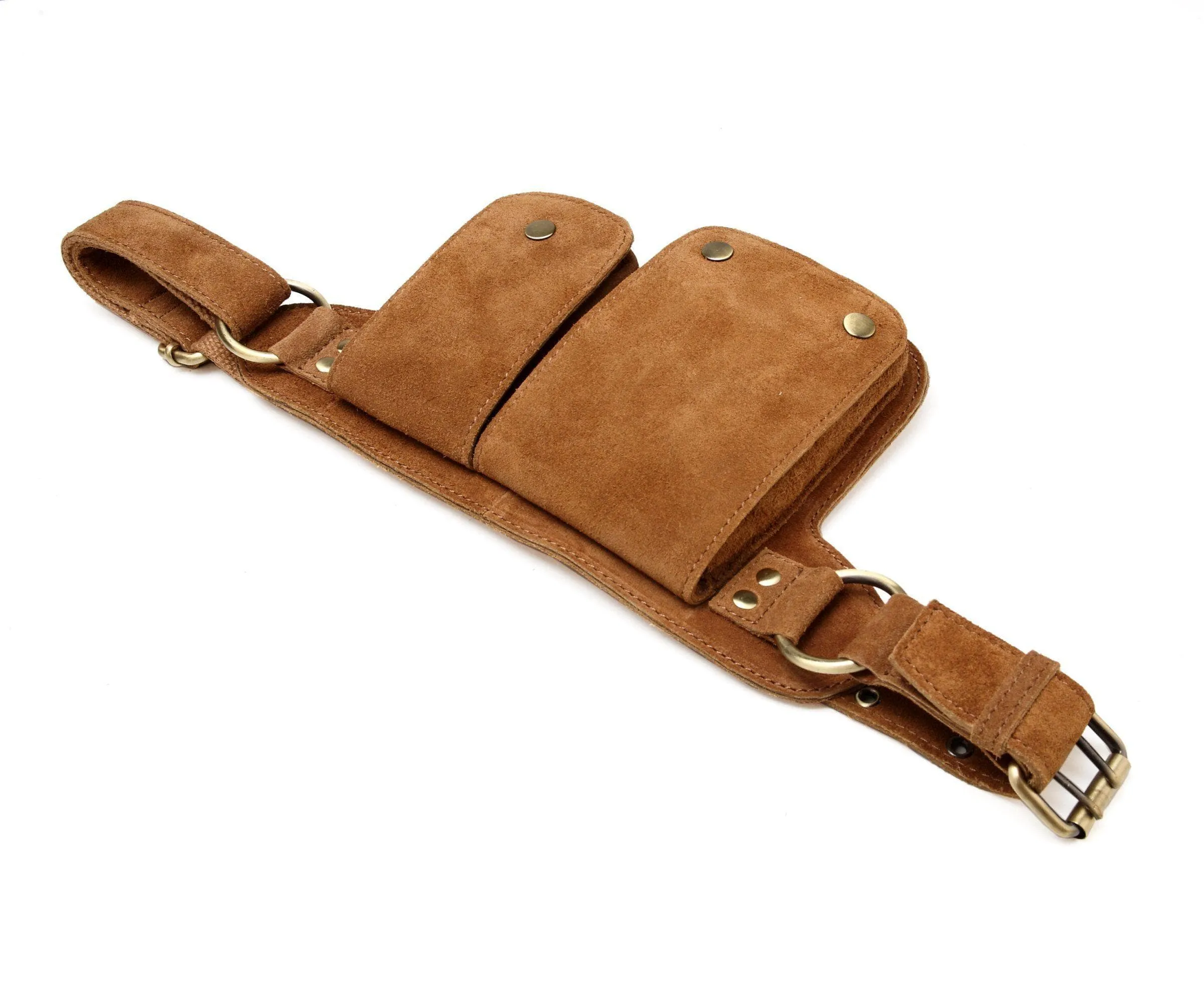 Floretta Suede Leather Waist Bag